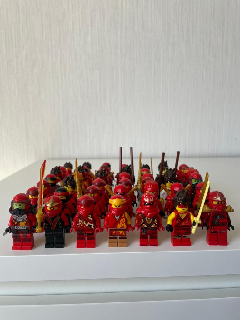Lego Ninjago grote Kai collectie [ACTIE ZIE OMSCHRIJVING], Ophalen, Lego, Zo goed als nieuw, Minifiguur