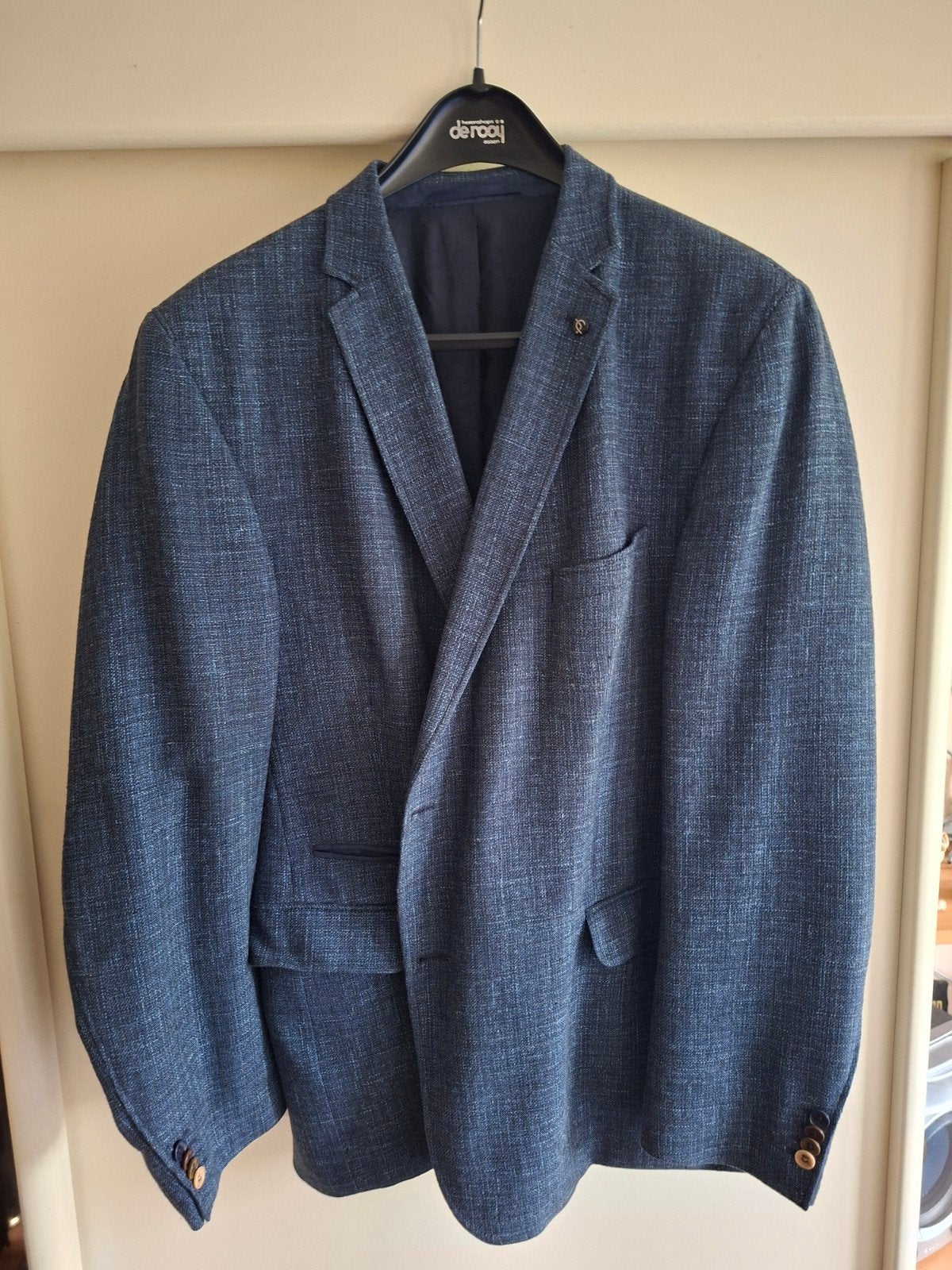 Carl Gross Colbert Maat 29 - Stijlvol Blauw Heren Colbert, Carl Gross, Blauw, Overige maten, Ophalen of Verzenden