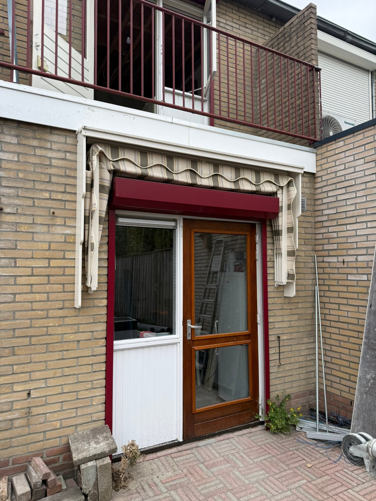 Elektrische markies, Ophalen, Gebruikt, Elektrisch, Markies