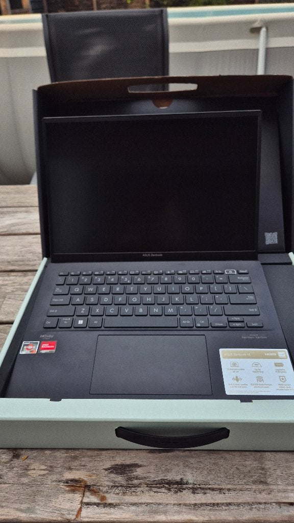 Asus Zenbook 14, Computers en Software, Windows Laptops, 2 tot 3 Ghz, Qwerty, ASUS, AMD Ryzen