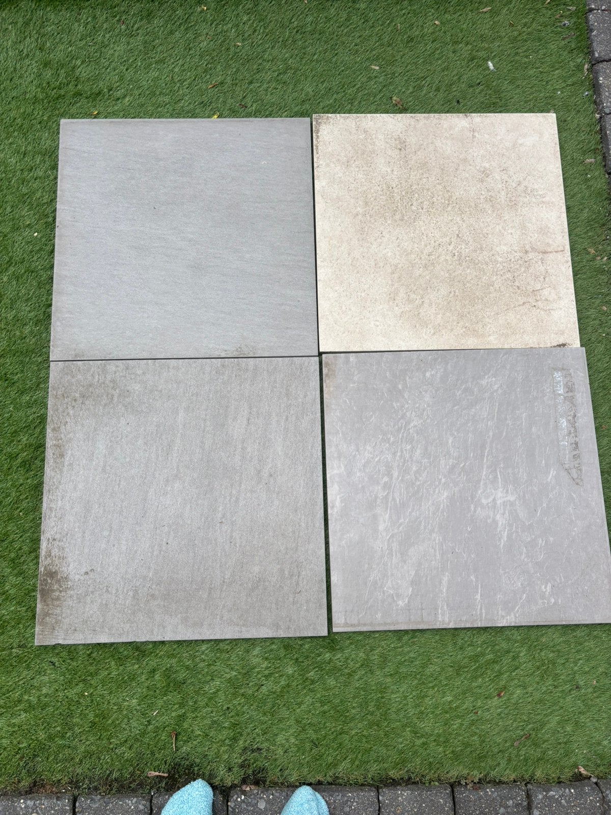 Nieuwe keramische tegels 60x60, Ophalen, Zo goed als nieuw, Keramiek, Terrastegels