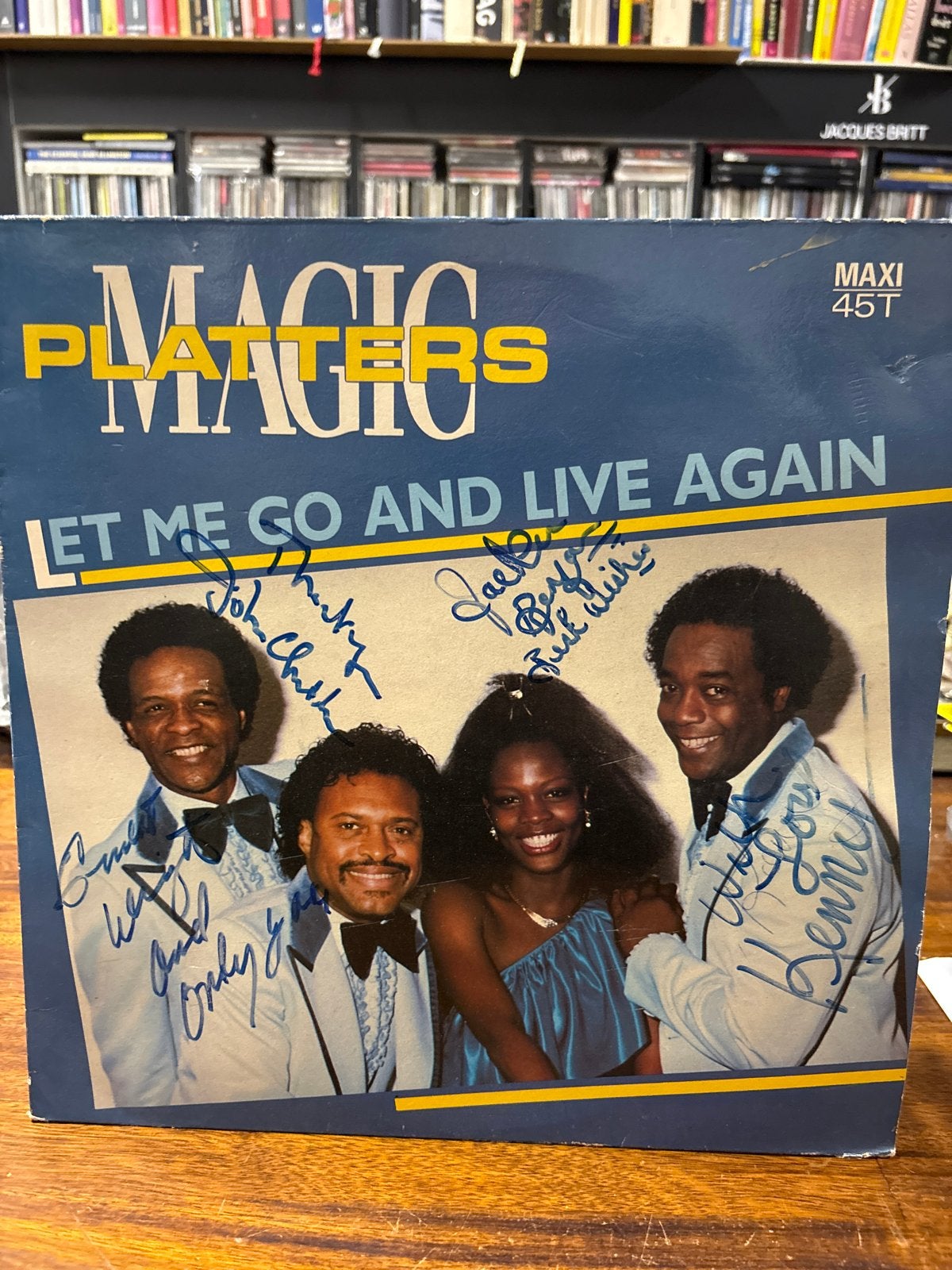 The Magic Platters - Let Me Go And Live Again gesigneerd, Cd's en Dvd's, Gebruikt, Gesigneerd, Ophalen of Verzenden, Pop