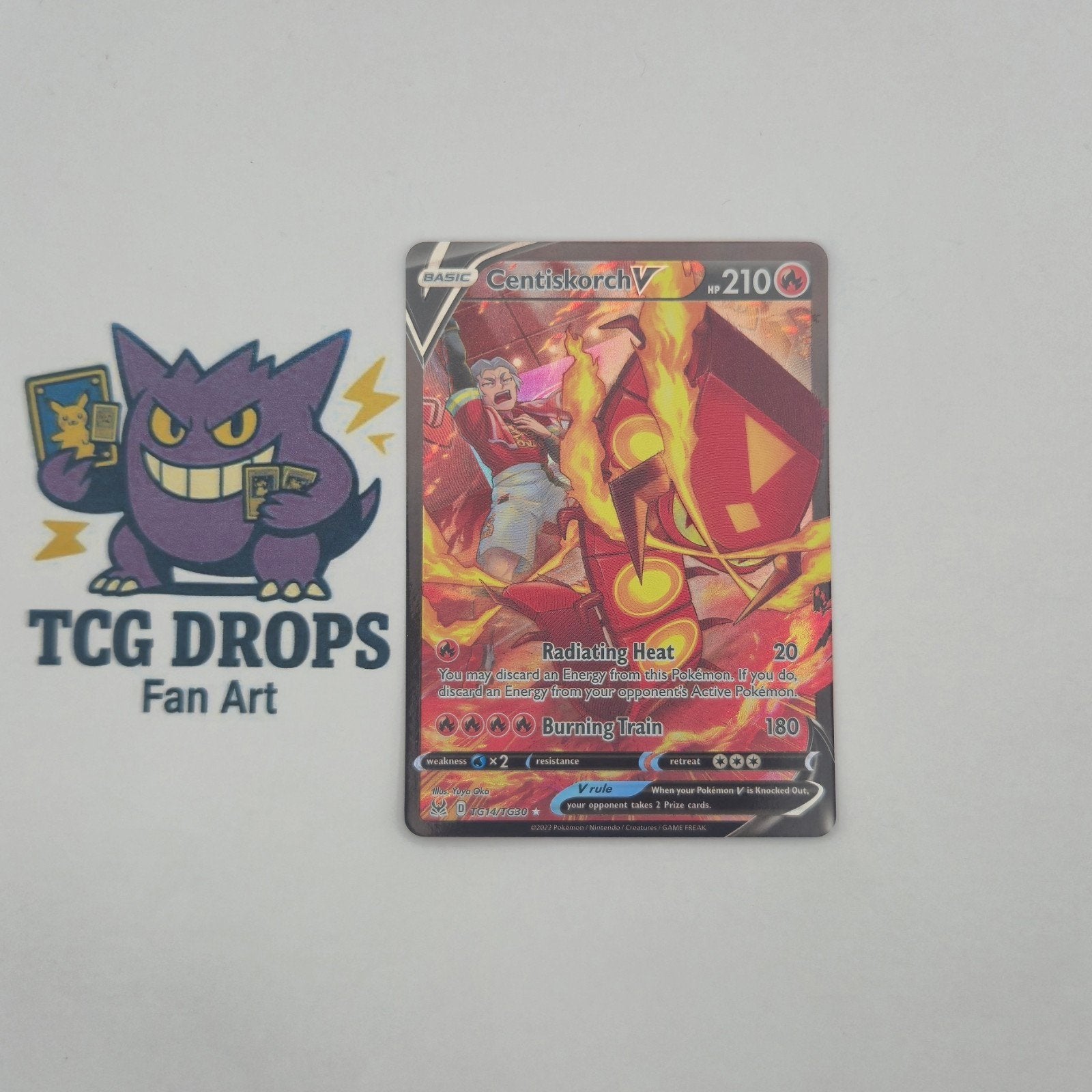 Centiskorch V TG14/TG30	Lost Origin, Ophalen of Verzenden, Nieuw, Losse kaart, Foil