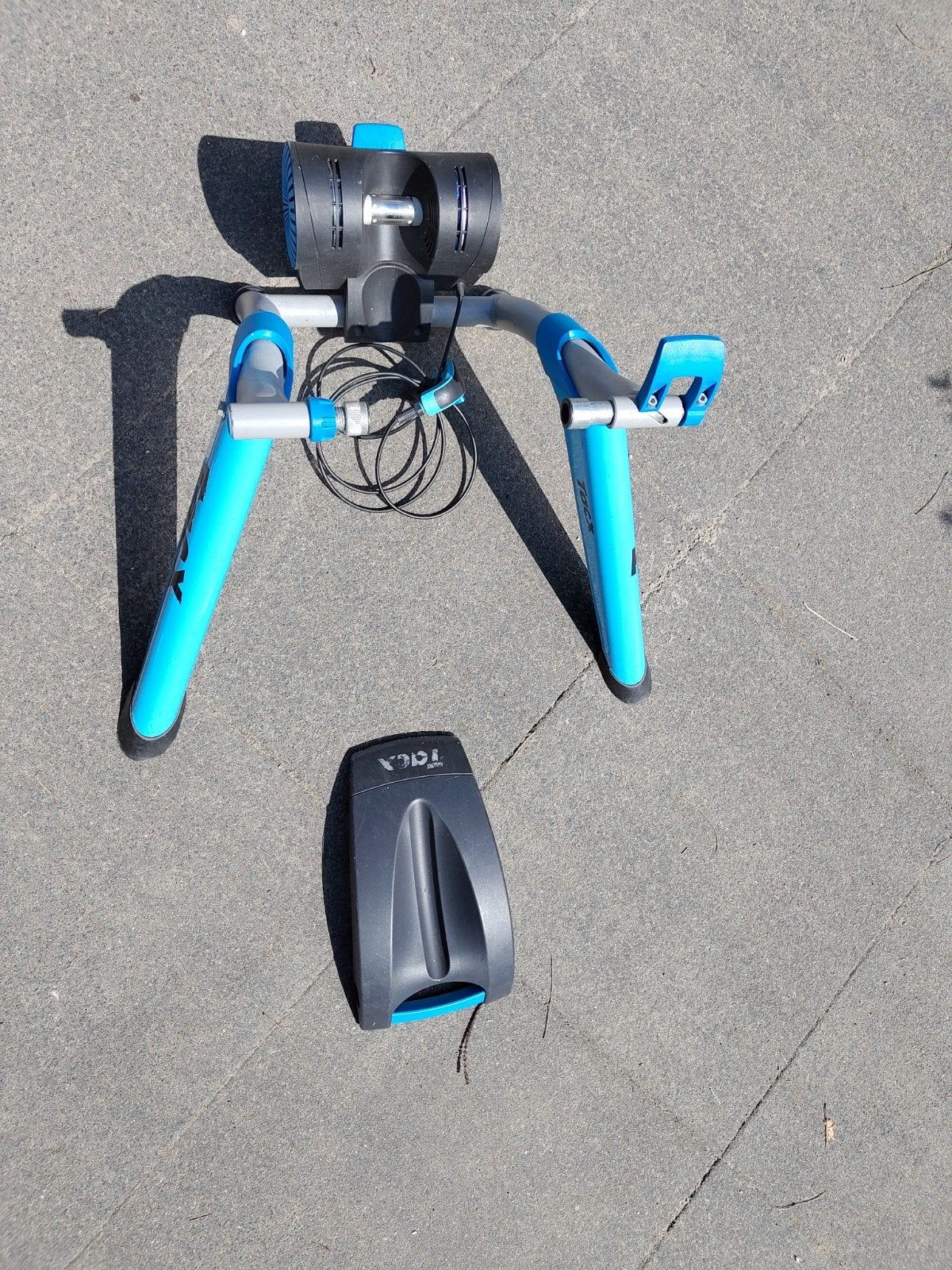 Tacx Booster fietstrainer, Gebruikt, Ophalen of Verzenden, Metaal, Benen