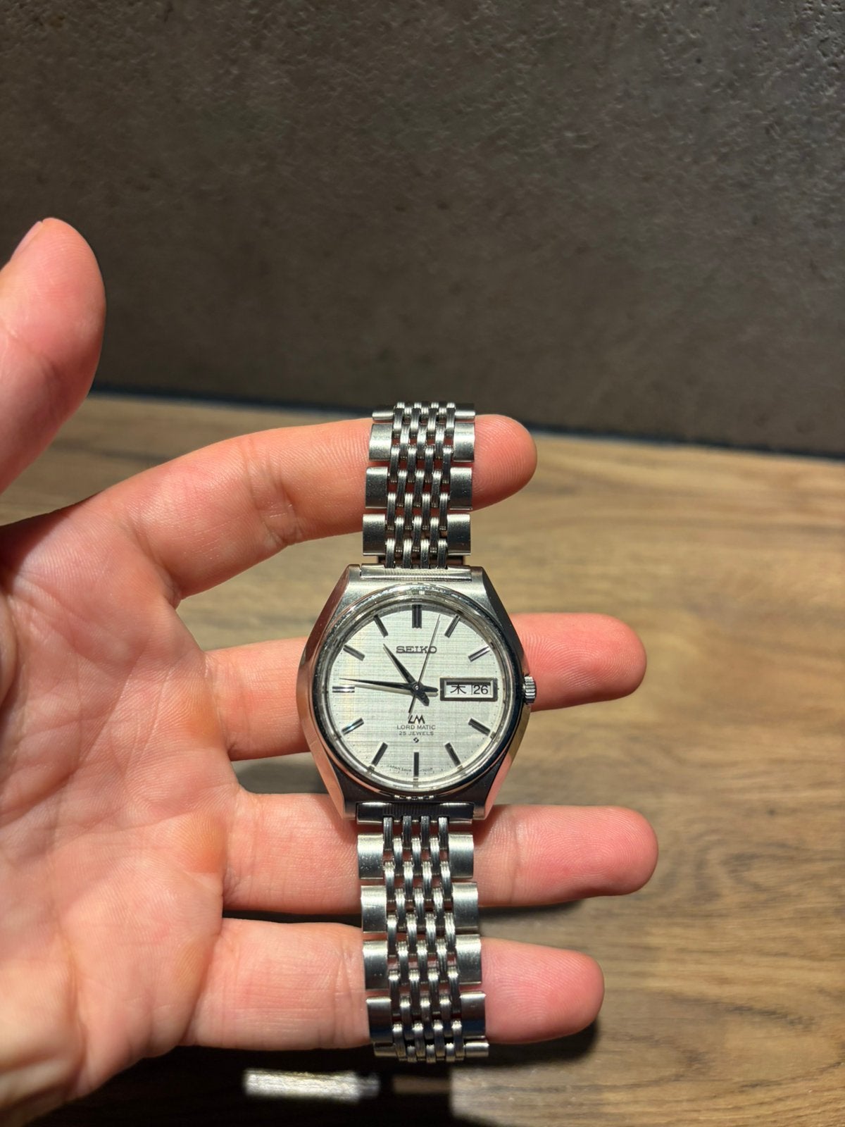 Seiko Lord Matic MINT 5606-7010 Vintage Automaat 25 Jewels, Ophalen of Verzenden