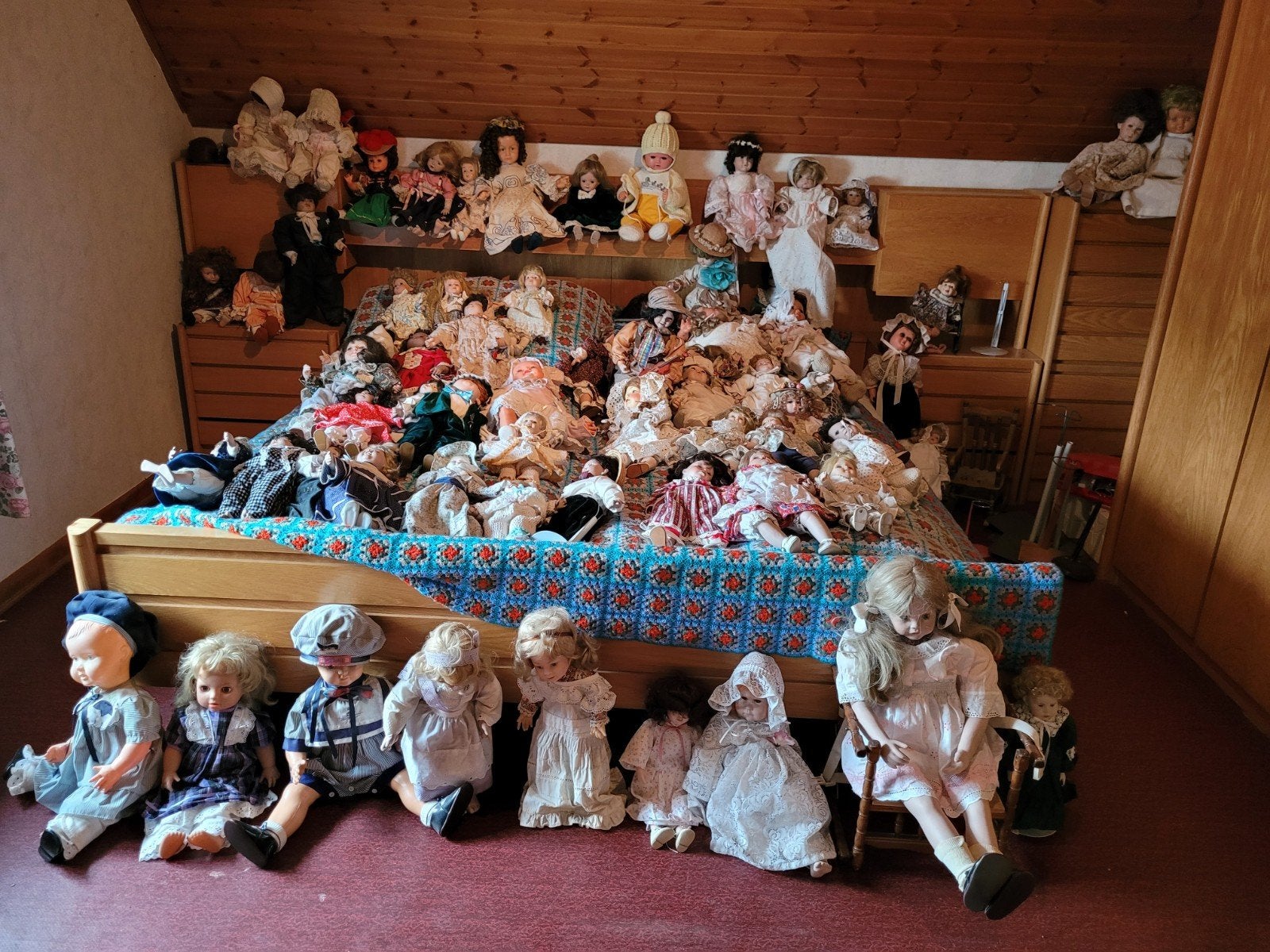 porselijn en kunststof poppen antiek, Ophalen, Gebruikt, Pop
