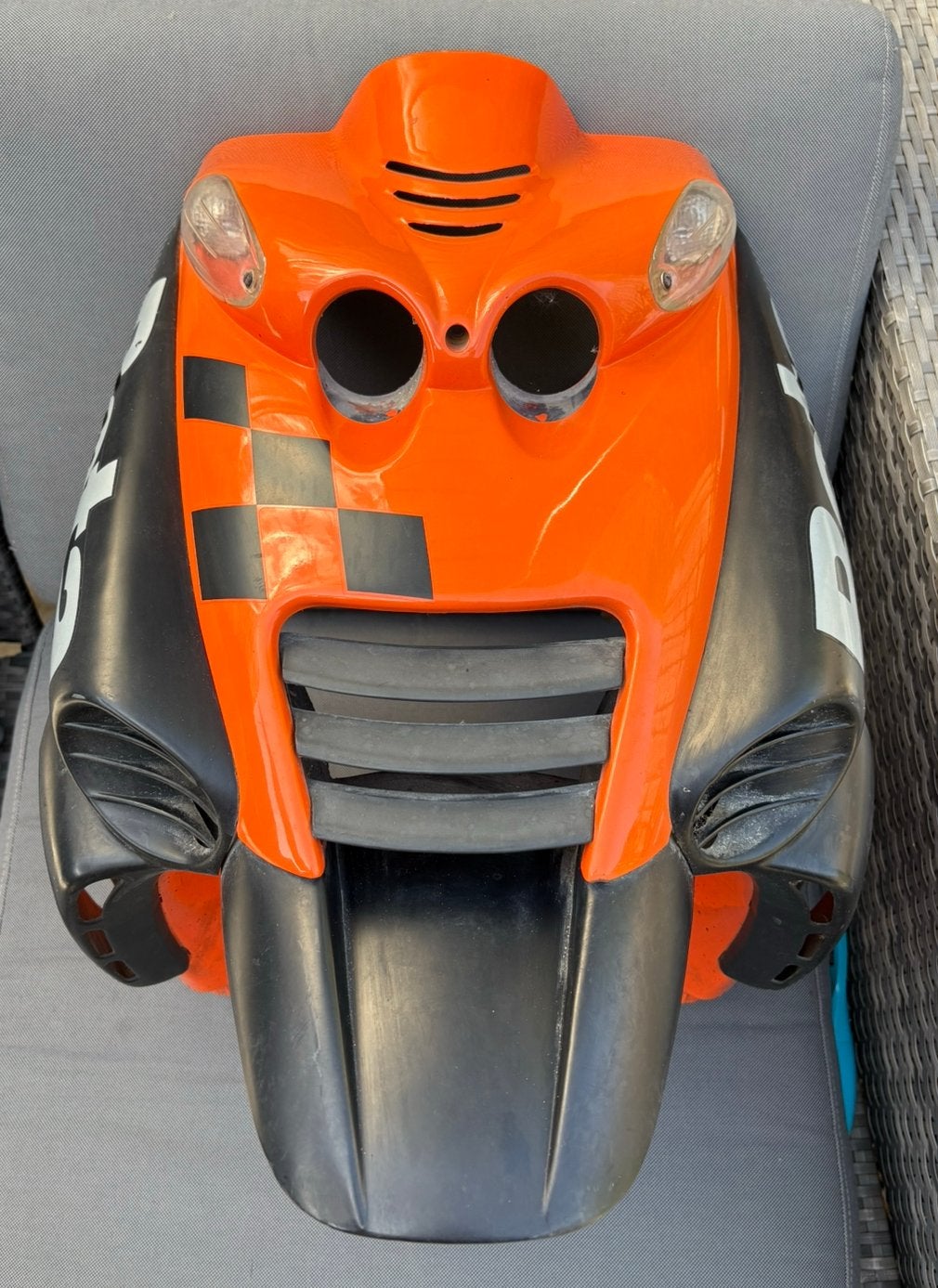 Beta Ark - Originele Voorkap Oranje 100eu, Fietsen en Brommers, Brommeronderdelen | Scooters, Ophalen, Gebruikt, Kap, Beta