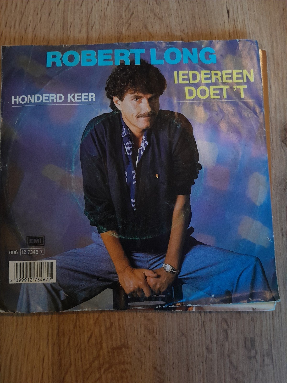 robert  long 7 inch iedereen doet ,t, Ophalen of Verzenden, Zo goed als nieuw, Nederlandstalig