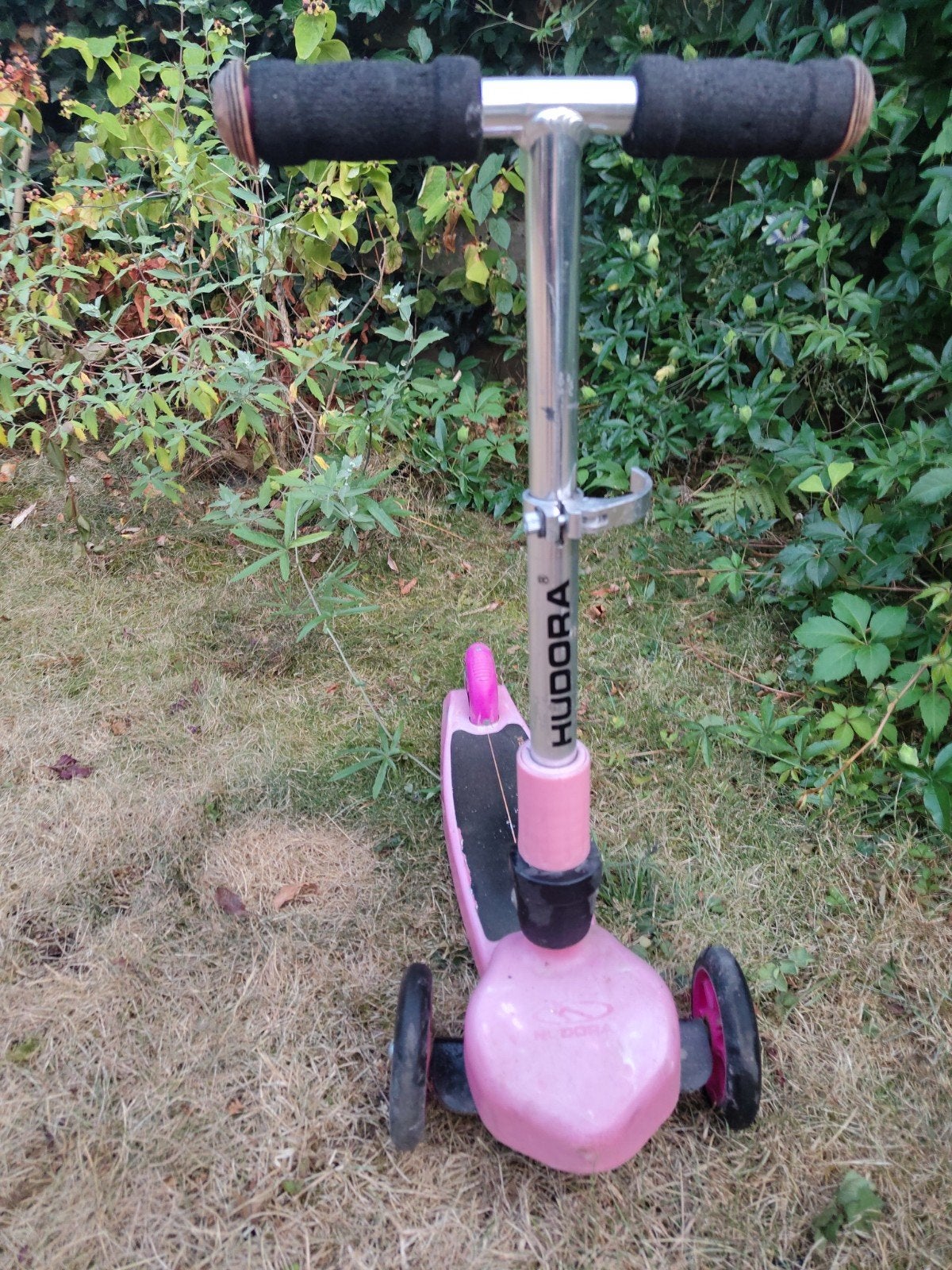 Roze Hudora kinderstep met 3 wielen, Fietsen en Brommers, Ophalen, Gebruikt, Gewone step, Hudora