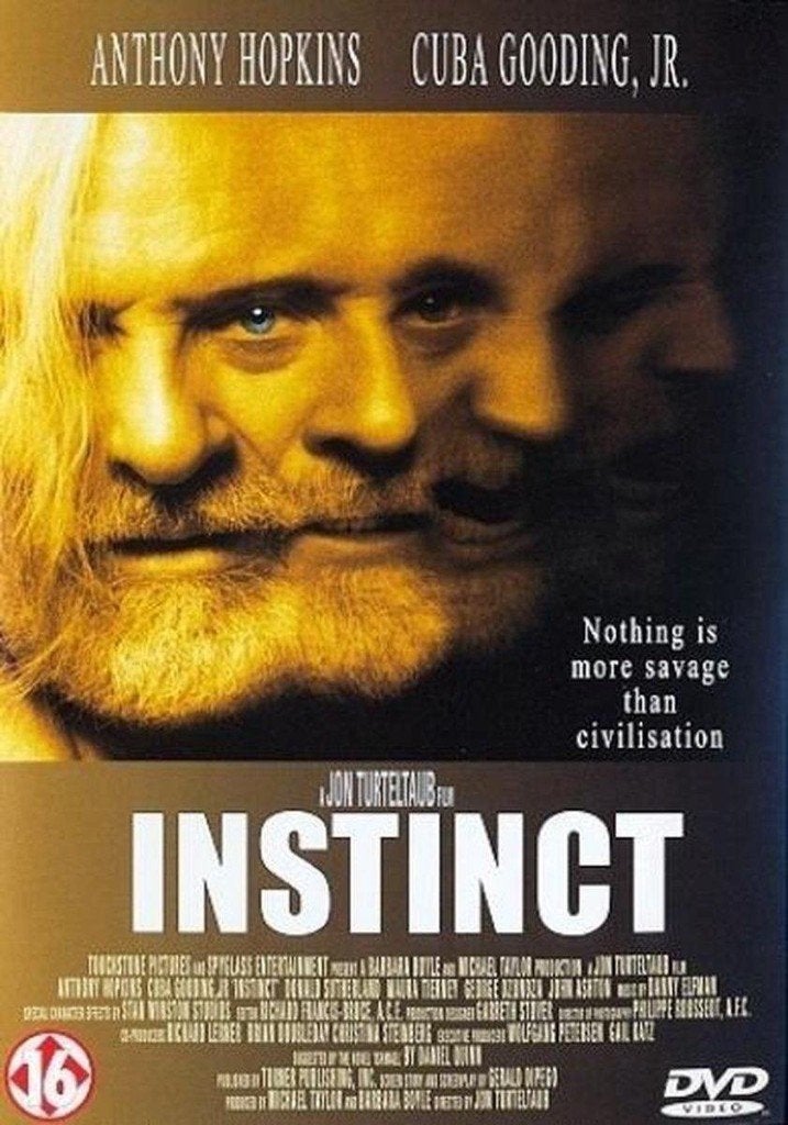 Instinct (DVD), Psychologische thriller, Vanaf 16 jaar, Breedbeeld, Engels