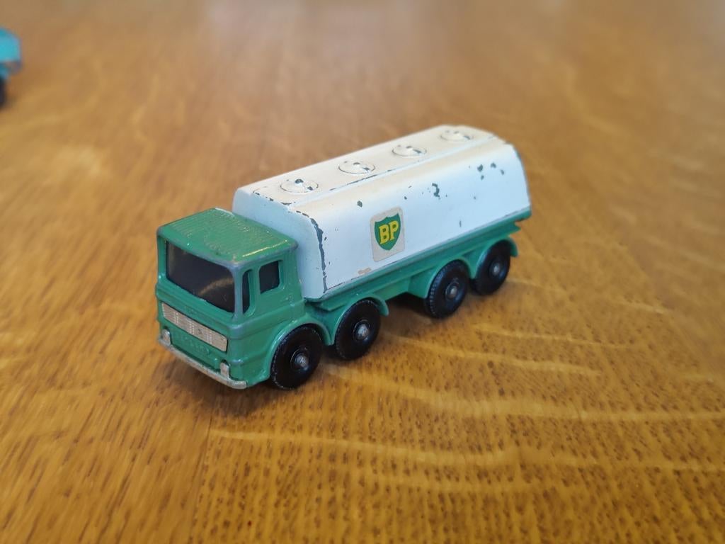 Matchbox Leyland Petrol Tanker BP, Ophalen of Verzenden, Zo goed als nieuw, Auto