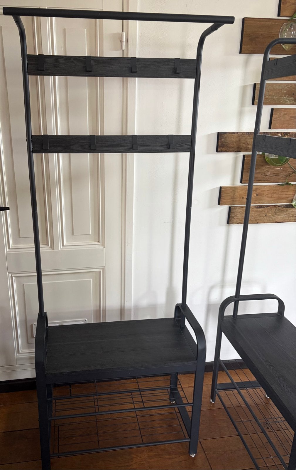 2x garderoberek / kapstok met schoenenrek – samen €50, Huis en Inrichting, Woonaccessoires | Kapstokken, Gebruikt, Ophalen of Verzenden