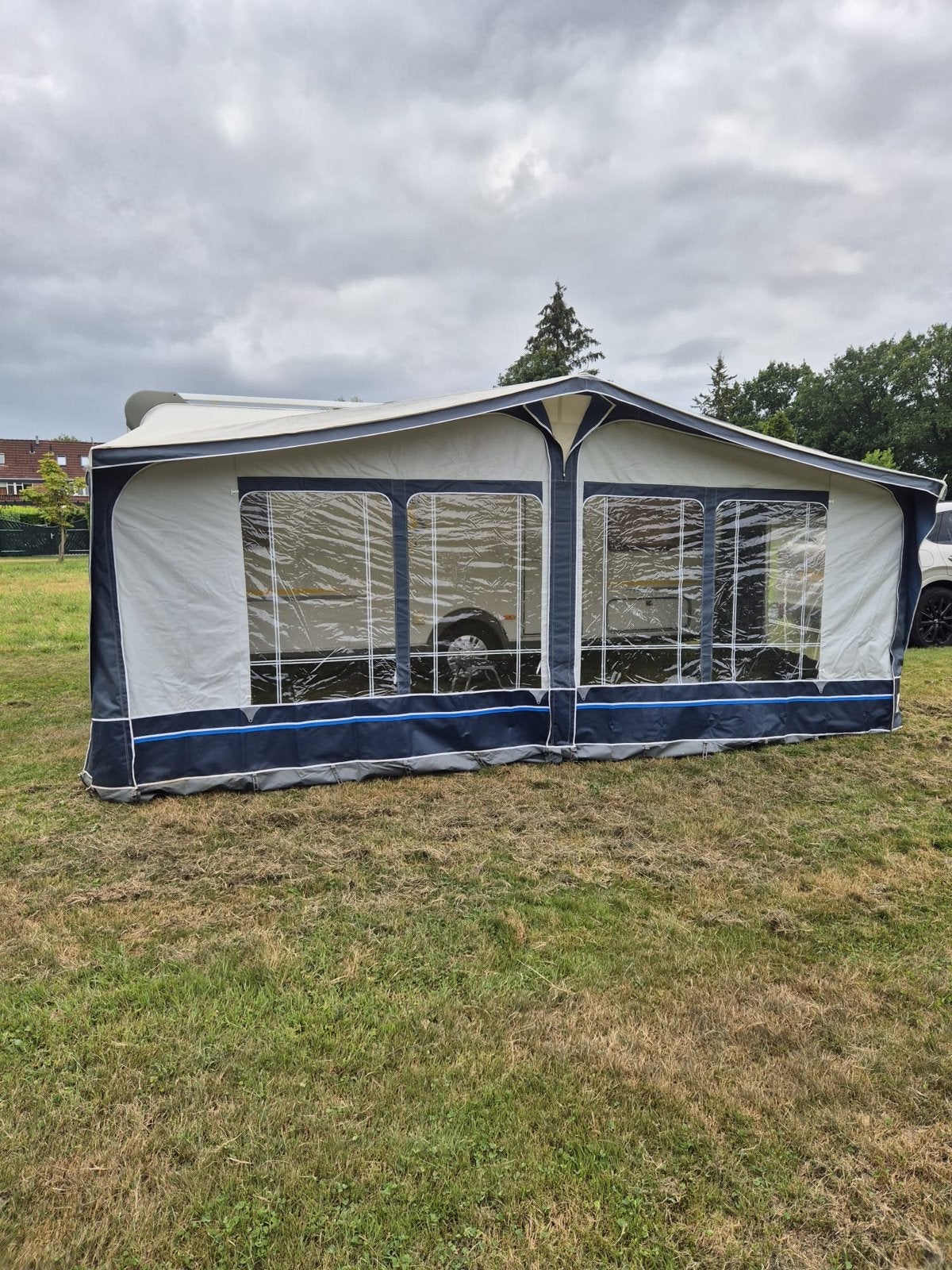 Dorema President Plus voortent - maat 14 (975-1000 cm), Ophalen, Gebruikt, Ten Cate All Season 240g/m2, Dorema
