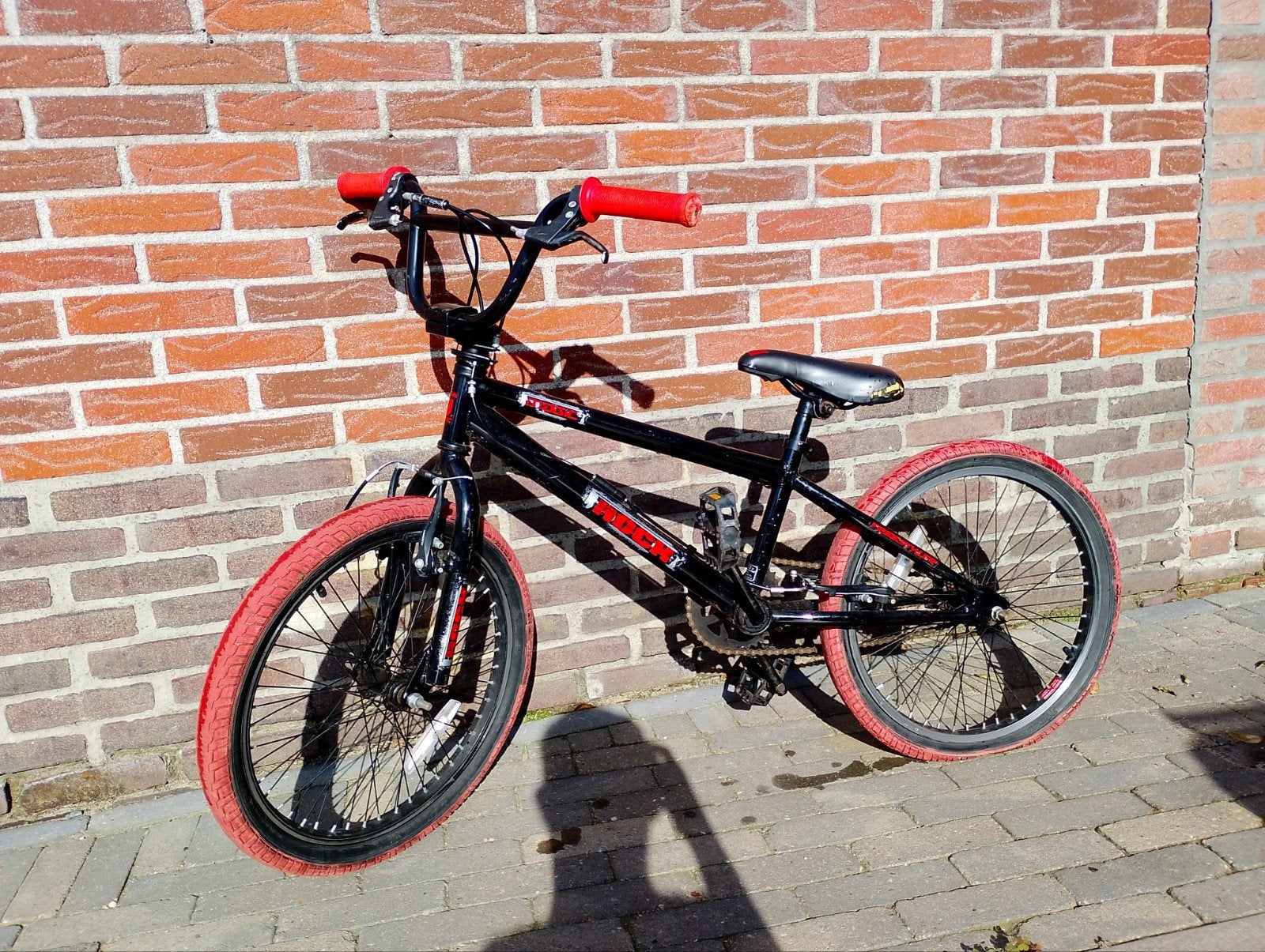 Bmx stuntfiets, Fietsen en Brommers, Ophalen, Gebruikt, Staal, Velgrem