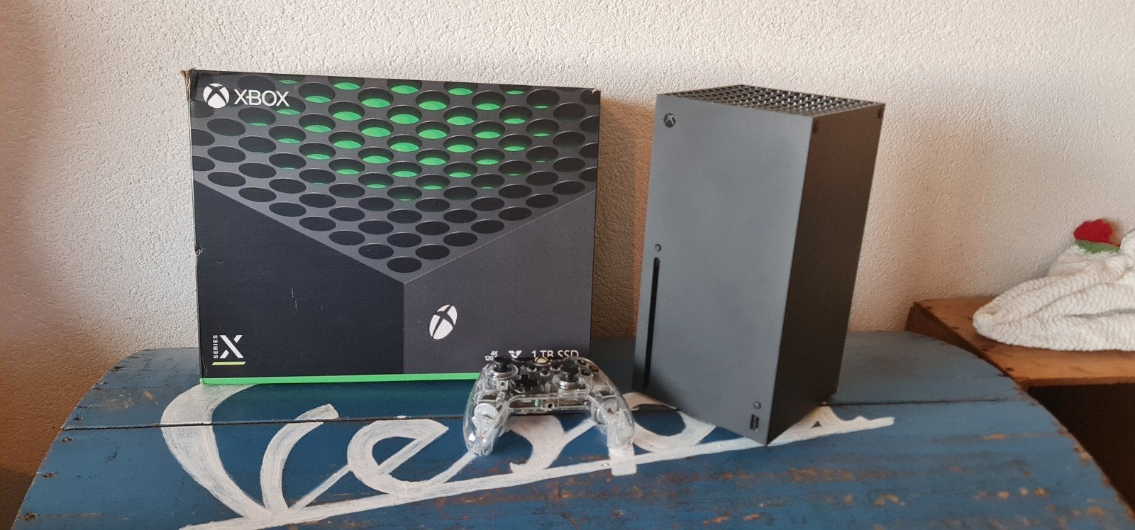 xbox series x met bliksemschade, Ophalen of Verzenden