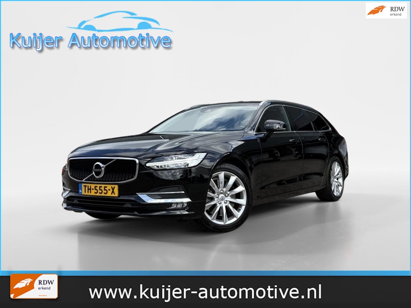 Volvo V90 2.0 T4 Momentum Automaat, 1969 cc, Leder en Stof, 14 km/l, 93 €/maand