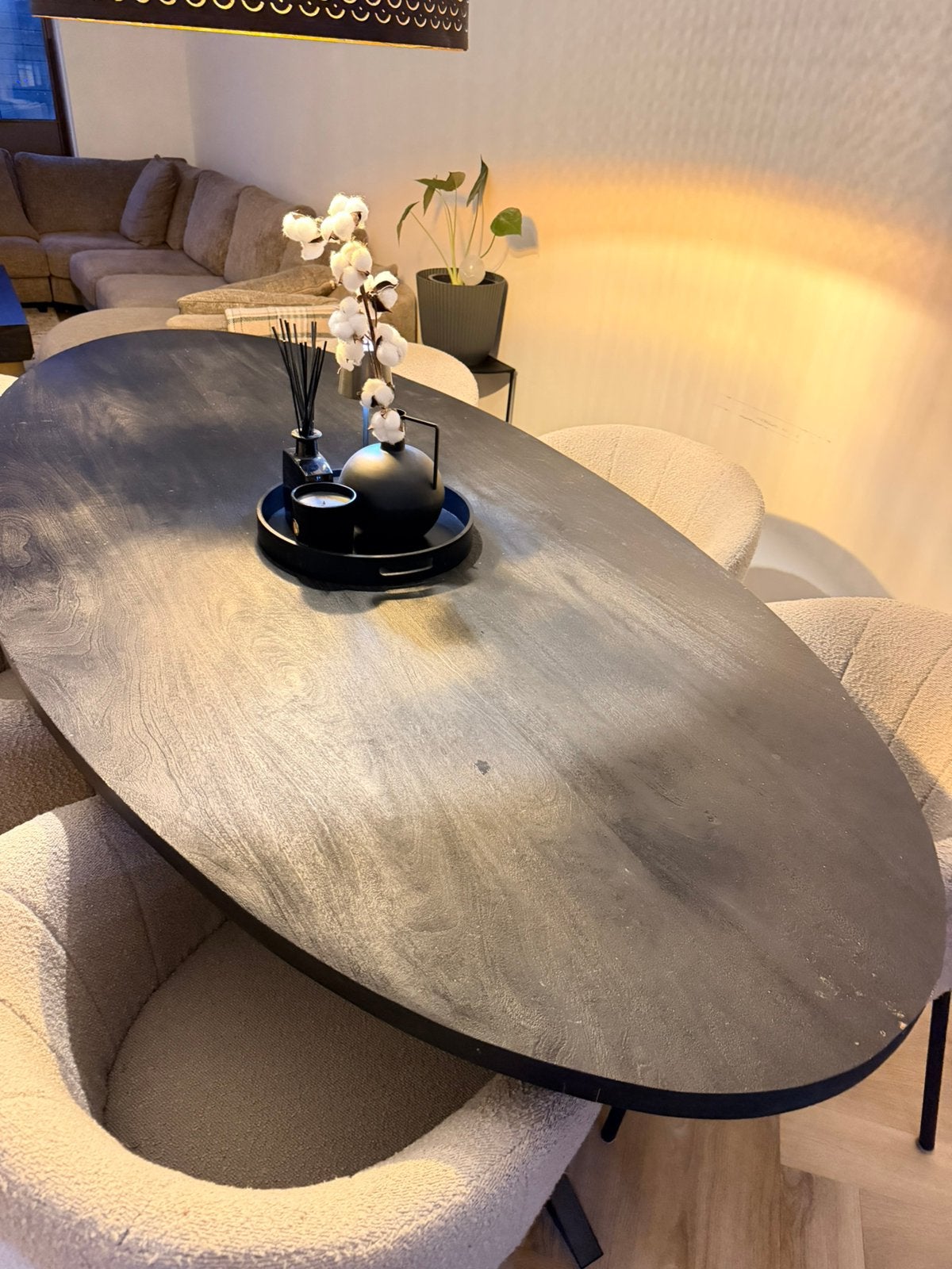 Eettafel, Ophalen, Gebruikt, 100 tot 150 cm, 200 cm of meer