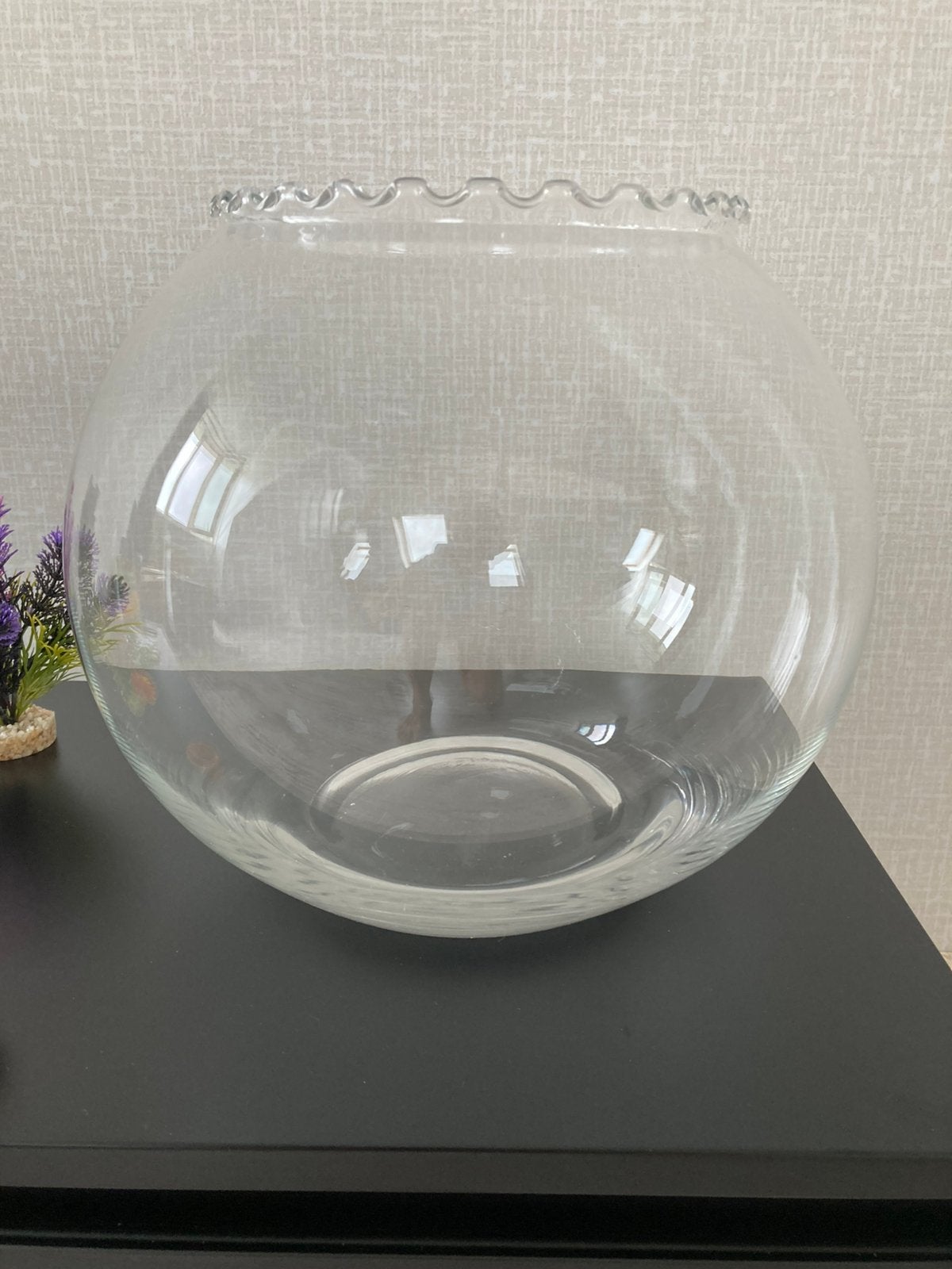 Goudvis- Vissenkom met interieur en visnetje, Dieren en Toebehoren, Ophalen, Vissenkom, Gebruikt, Overige merken