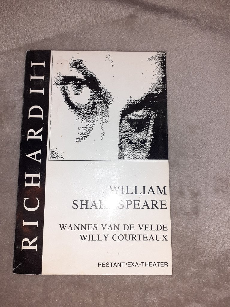Richard III, Shakespeare, Wannes Van De Velde, Gelezen, België, Ophalen of Verzenden, William Shakespeare
