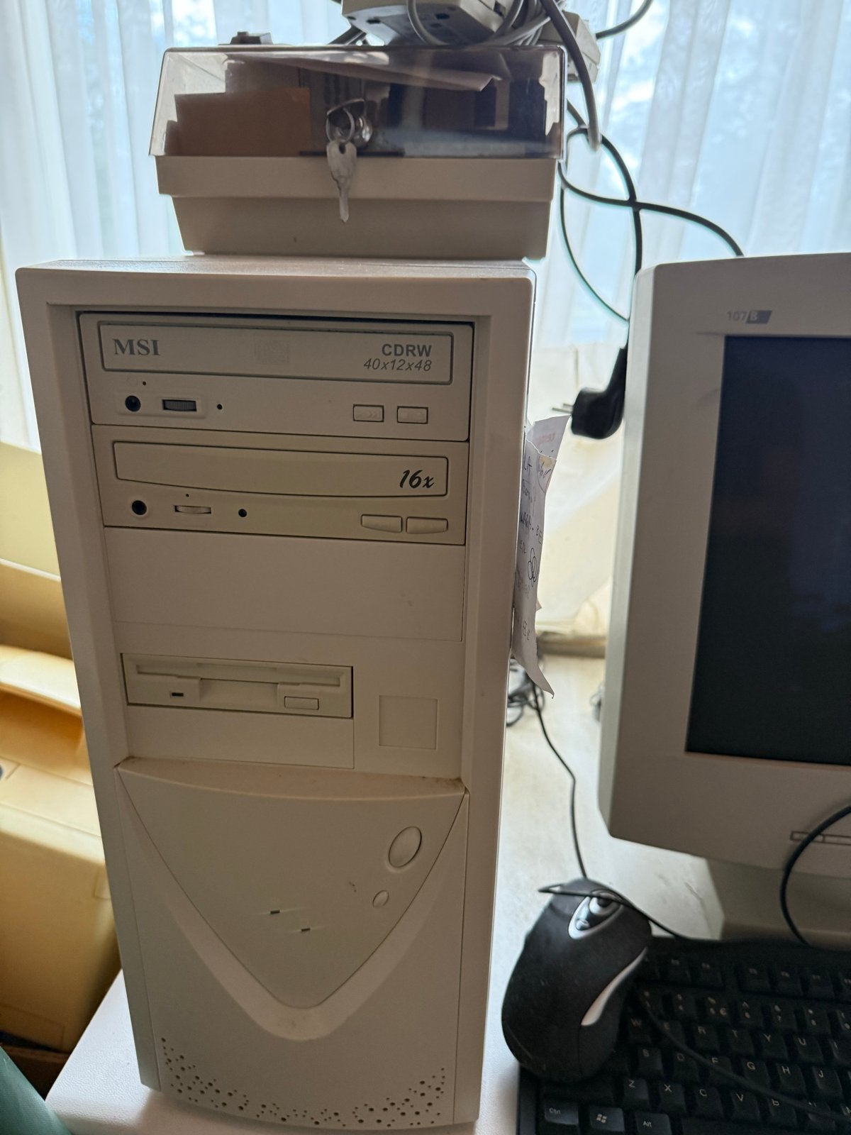 Vintage computer uit de jaren '90 - MSI CD-RW, Computers en Software, Ophalen of Verzenden