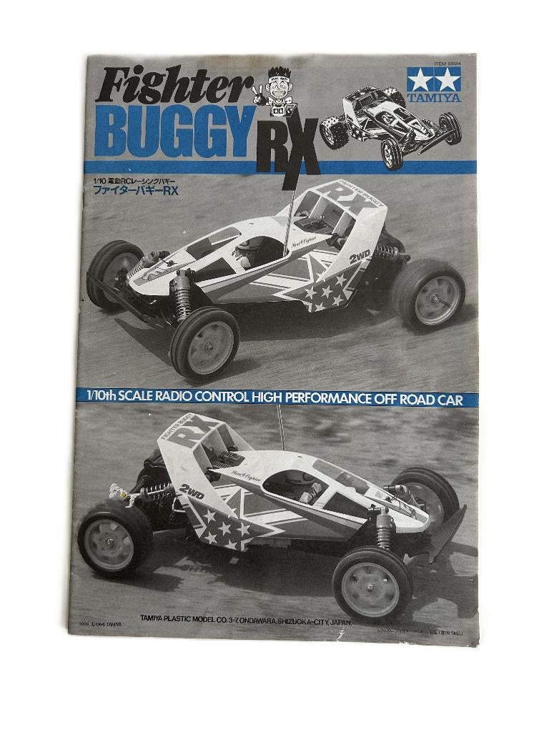 Tamiya Fighter buggy RX handleiding rc, Ophalen of Verzenden, Gebruikt, Auto offroad