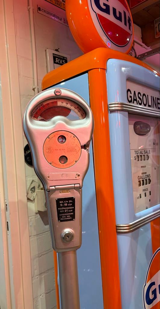 Parkeermeter jaren 50/60 Nederlands, Ophalen, Gebruikt