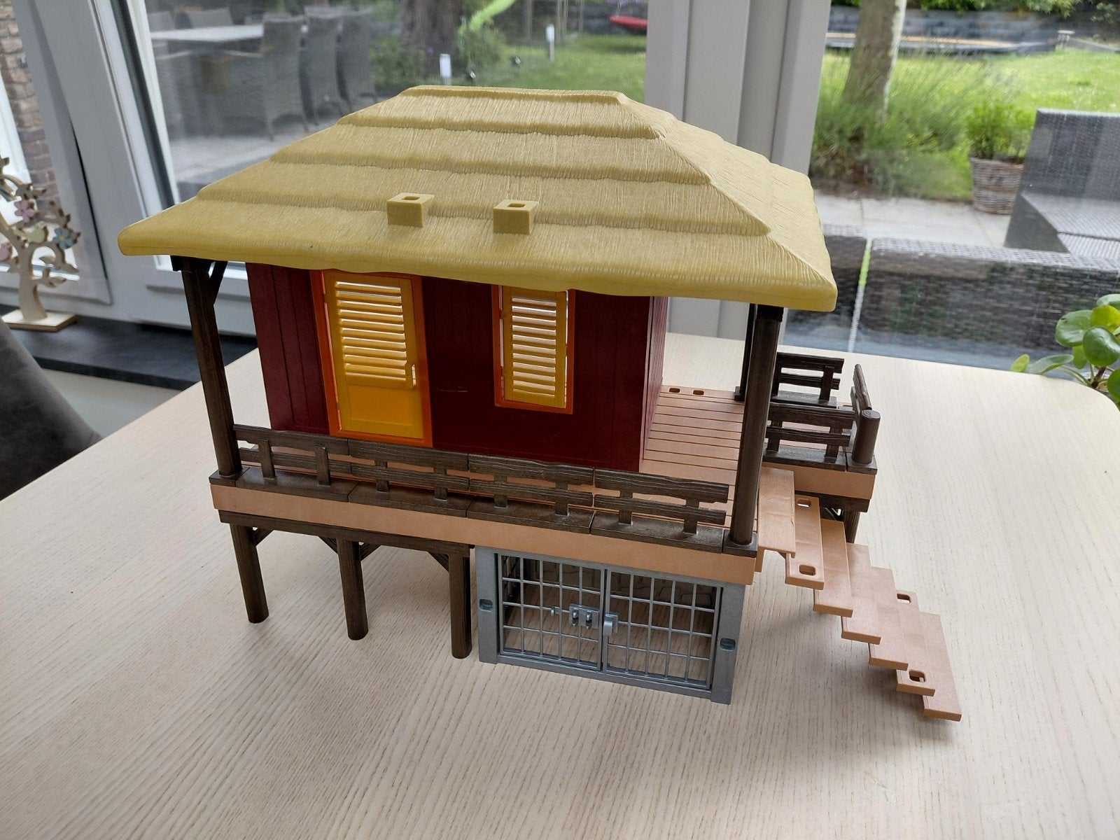 Playmobil boomhut / jungle huisje uit set 4826, Ophalen of Verzenden, Gebruikt, Jongen of Meisje
