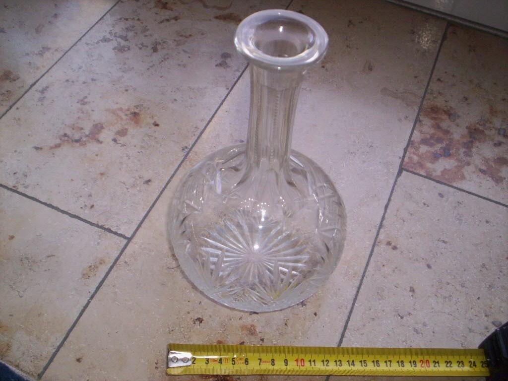 Karaf Boheems kristal. Vintage, Ophalen of Verzenden