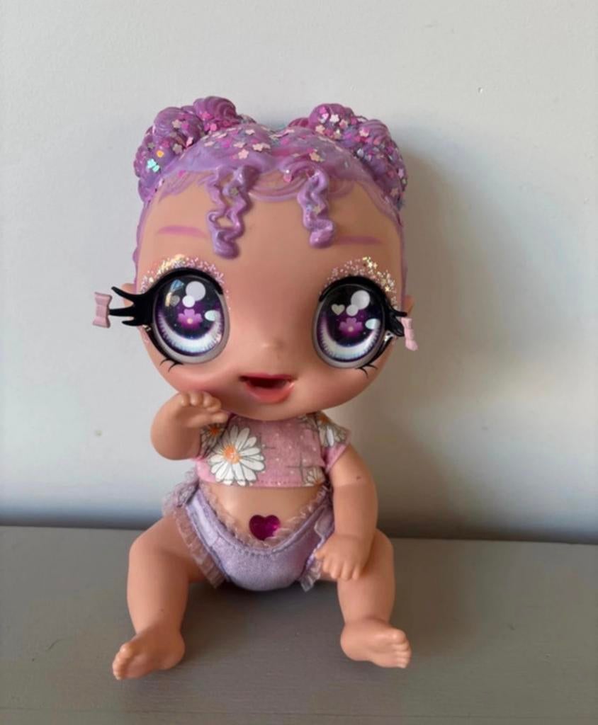 Babypop I Love U Baby Doll Lavender Glitter (Bloem), Ophalen of Verzenden, Gebruikt, Babypop