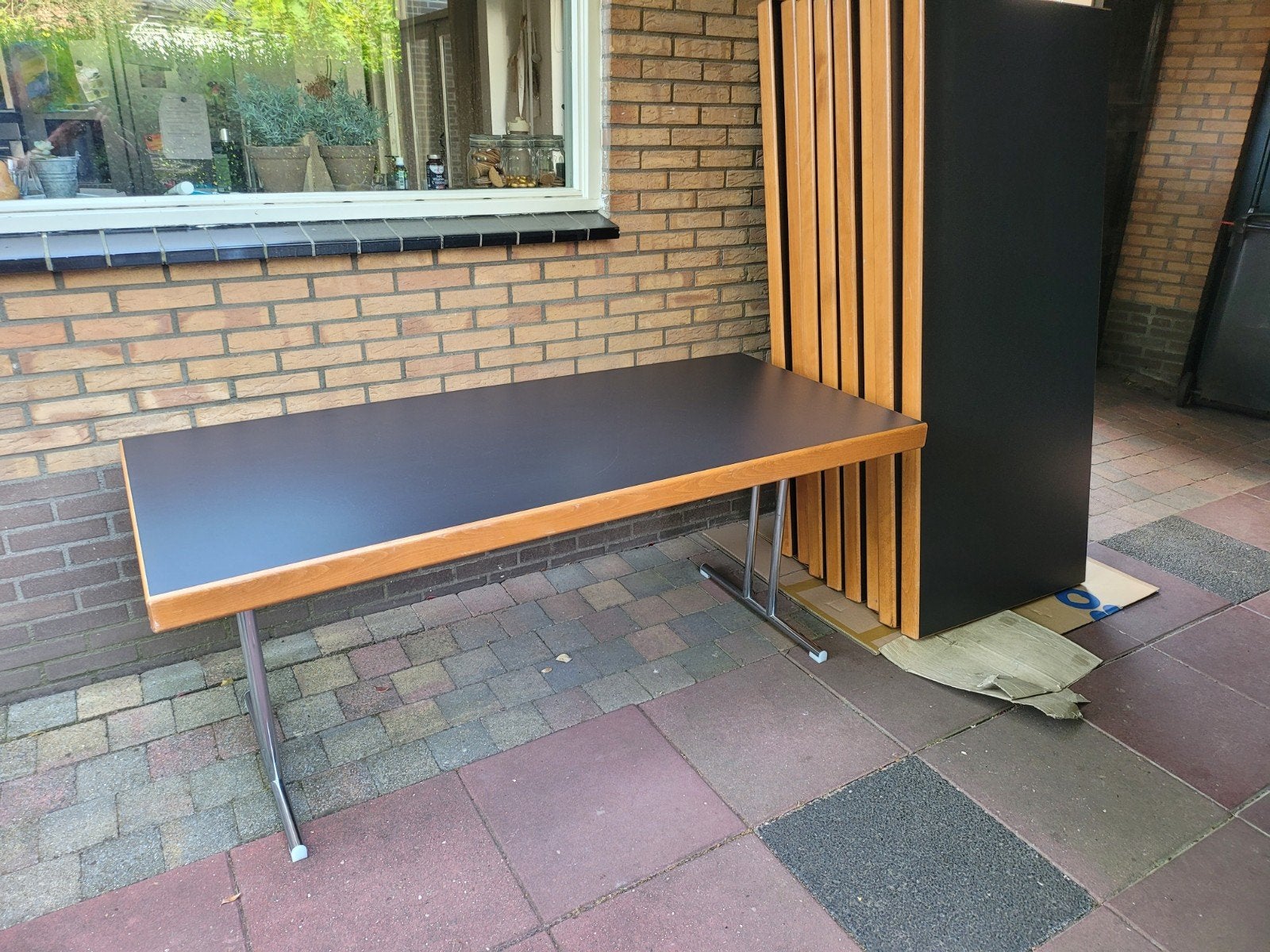Klaptafels Kaiser-Sitzmöbel KT 620/10 - 9 stuks, Huis en Inrichting, Tafels | Eettafels, Modern en functioneel, Gebruikt, 50 tot 100 cm