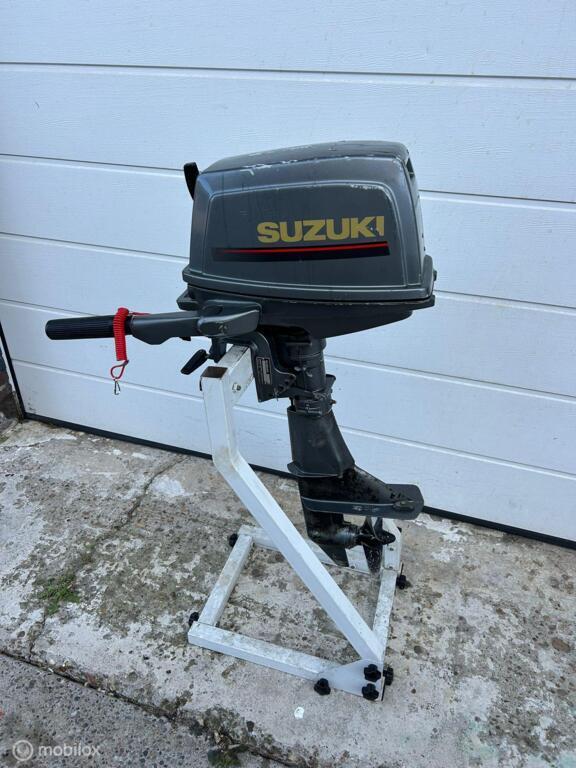 Suzuki 5 PK 2-Takt Buitenboordmotor – Kortstaart, Gebruikt, 5 tot 10 pk, Ophalen of Verzenden, Buitenboordmotor