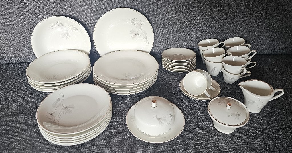 62-delig Servies PMR Jaeger & Co Bavaria (1960), Ophalen, Gebruikt, Overige merken, Overige stijlen