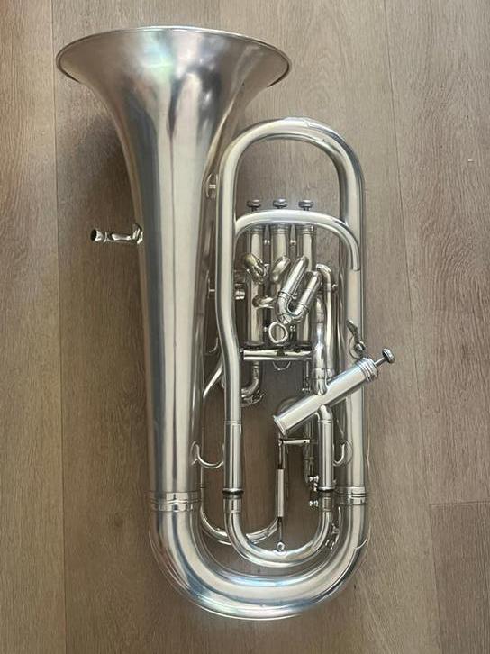 Besson Euphonium 1980 (Imperial) 3+1V gecompenseerd +trigger, Ophalen of Verzenden, Gebruikt, Euphonium of Tenortuba