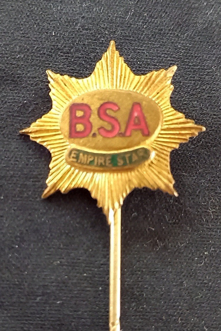BSA EMPIRE STAR Speldje Birmingham Small Arms B.S.A, Ophalen of Verzenden