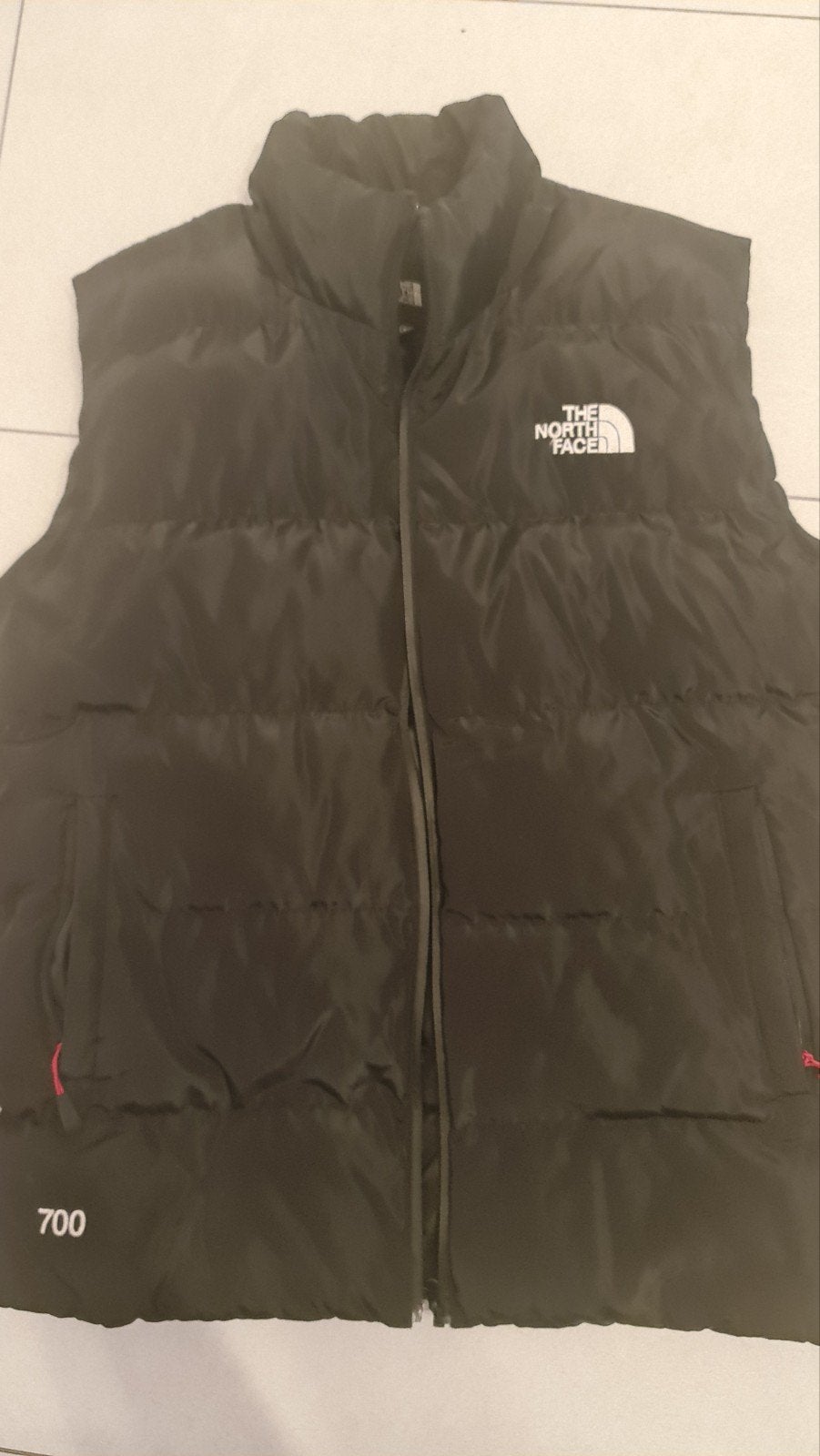 The North Face Nuptse 700 Bodywarmer Zwart Maat M, Maat 48/50 (M), Zwart, Ophalen of Verzenden, Zo goed als nieuw
