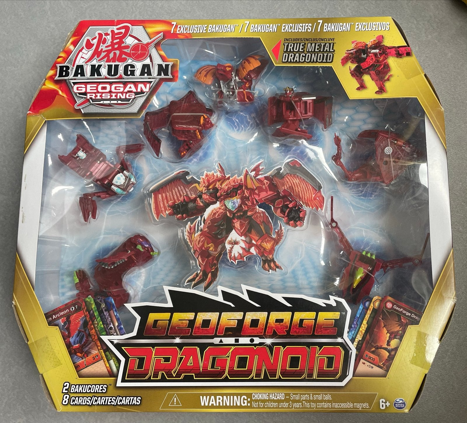Bakugan Geogan Rising GeoForge Dragonoid Nieuw in verpakking, Ophalen of Verzenden, Nieuw