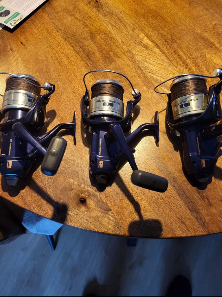 Shimano big baitrunner l, Ophalen of Verzenden, Zo goed als nieuw, Molen