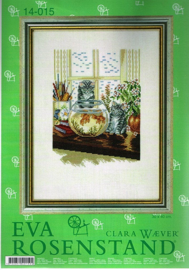 Cado EVA ROSENSTAND borduurpakket  POESJE BIJ VISKOM 015, Ophalen of Verzenden, Nieuw, Handborduren, Borduurpakket