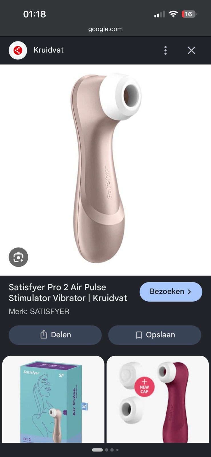 Satisfyer te koop nieuw, Ophalen of Verzenden, Nieuw, Apparaat
