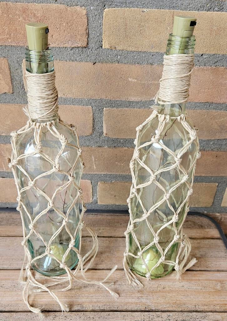 Flessen met verlichting, Huis en Inrichting, Ophalen of Verzenden, Minder dan 50 cm