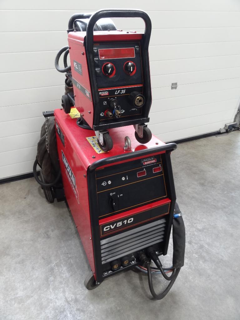 Mig/Mag lasapparaat Lincoln Idealarc CV 510 Synergic WTGK, Ophalen of Verzenden, Zo goed als nieuw, 250 ampère of meer, Co2