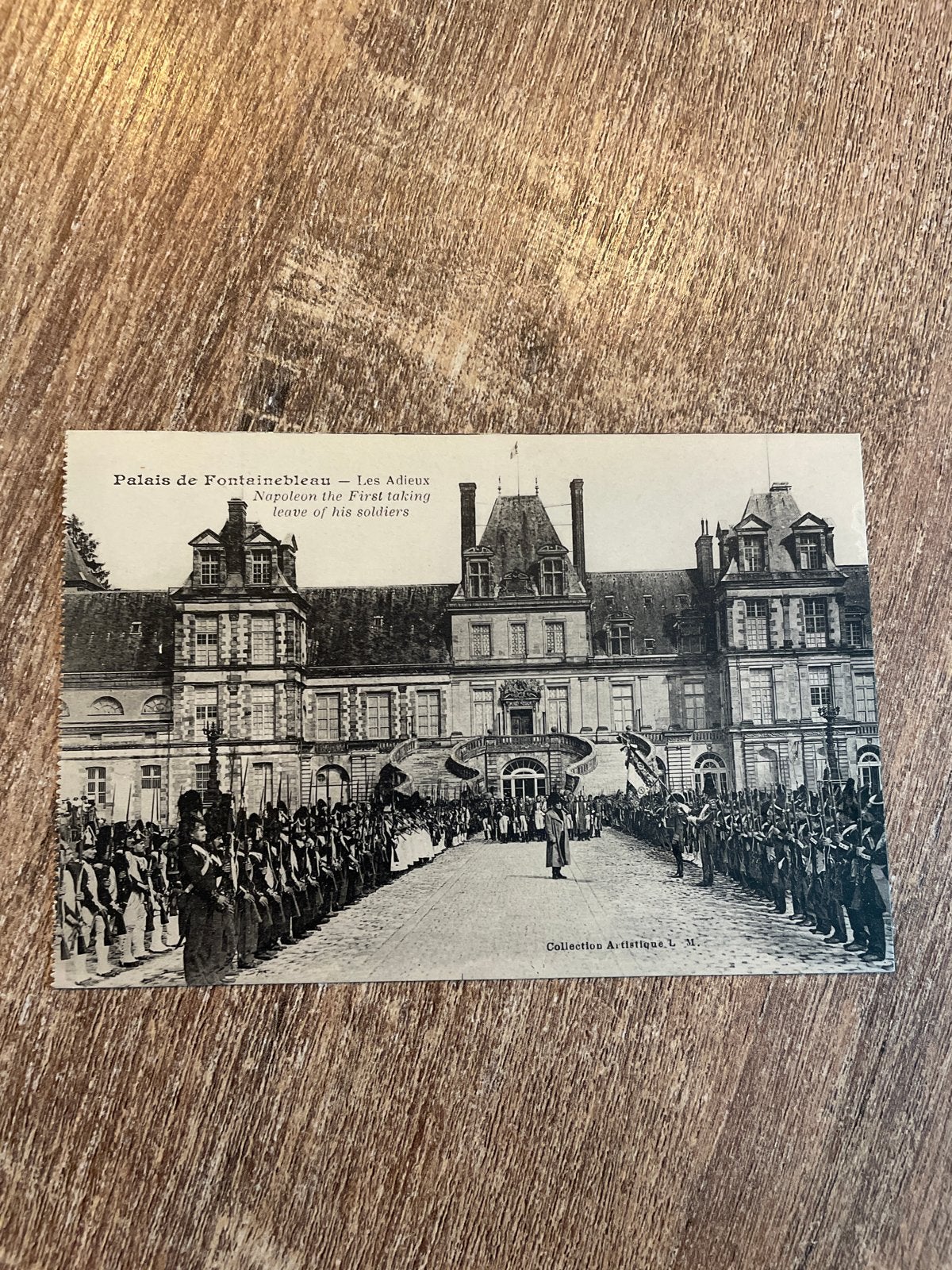 Oude ansichtkaart: Paleis van Fontainebleau - Napoleon, Ophalen of Verzenden, Ongelopen, Frankrijk