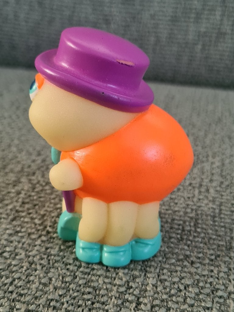 Glo friends worm glow in the dark vintage poppetje playskool, Gebruikt, Playskool hasbro, Ophalen of Verzenden, Nvt