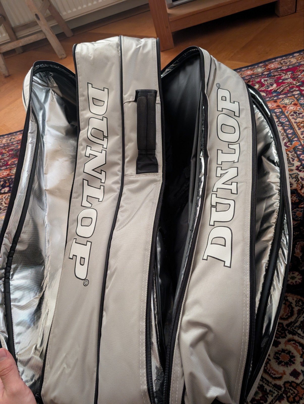 Dunlop tennistas 8-10 rackets ongebruikt, Ophalen of Verzenden, Nieuw, Tas, Dunlop