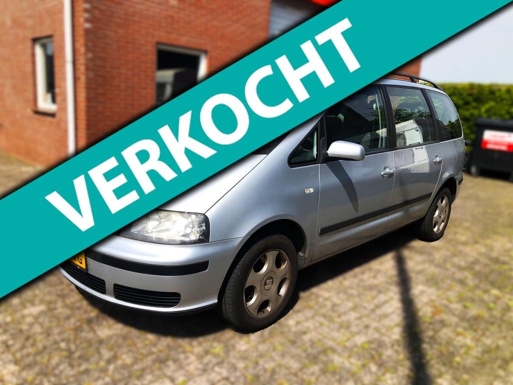 Seat Alhambra 2.0 AUT. 7 persoons, Auto's, Stof, Zwart, 4 cilinders, 116 pk