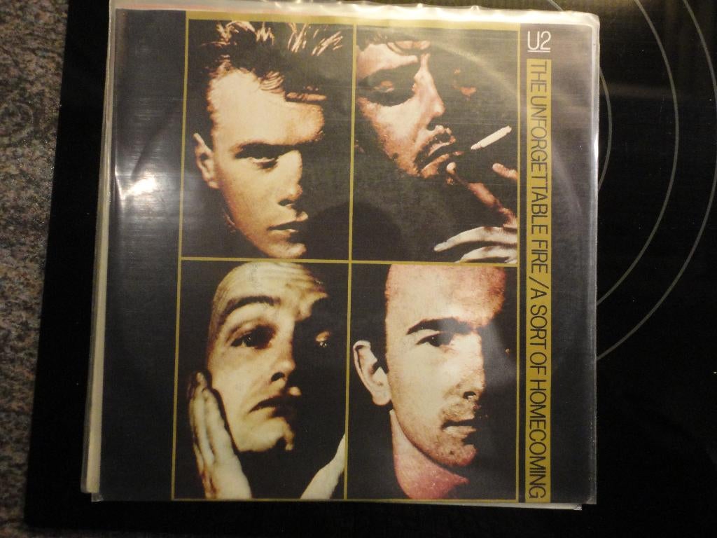 U2 - The unforgettable fire Germany 1984 FH, Cd's en Dvd's, Vinyl Singles, Gebruikt, Fotohoes, 7 inch, Ophalen of Verzenden