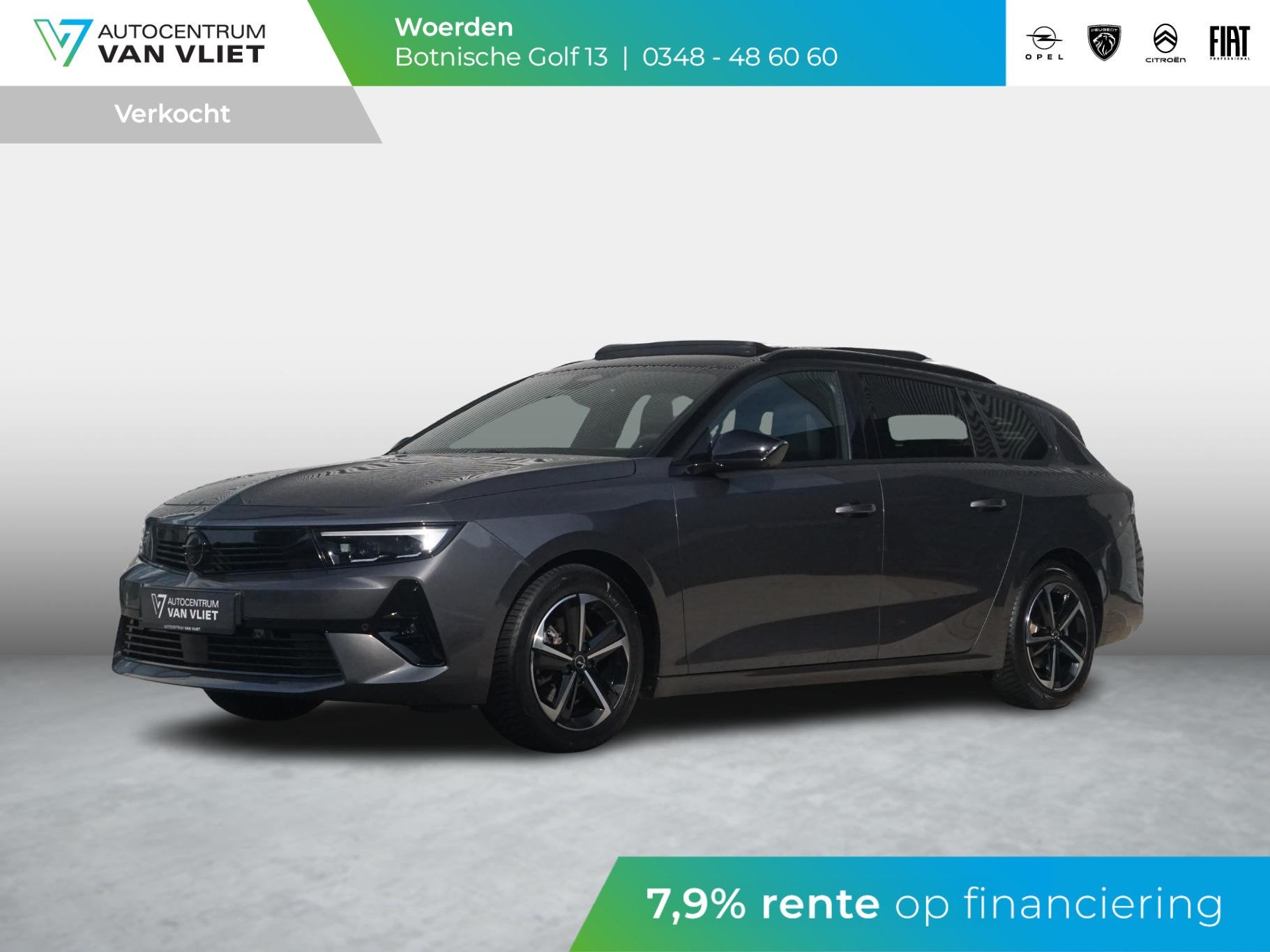 Opel Astra Sports Tourer 1.2 Turbo Hybrid GS Schuif /kanteld, Auto's, Euro 6, 1199 cc, Hybride Elektrisch/Benzine, 3 cilinders