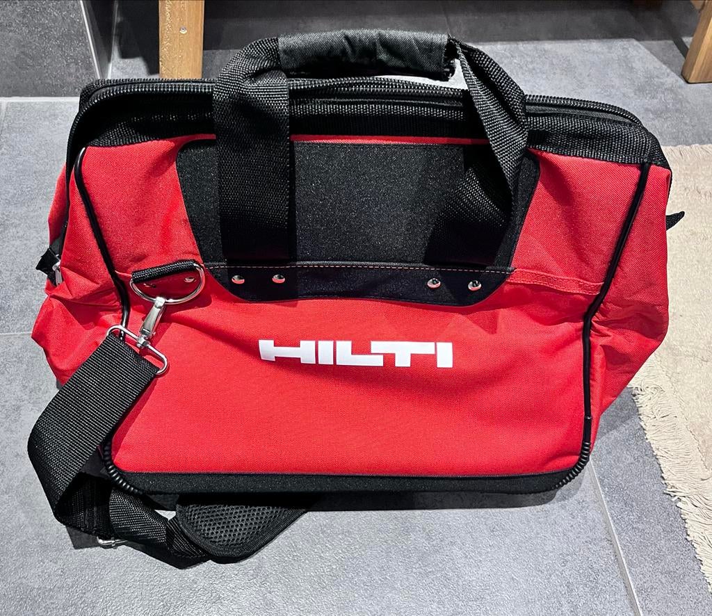 Hilti gereedschapstas - rood/zwart, met schouderriem, Ophalen, Zo goed als nieuw