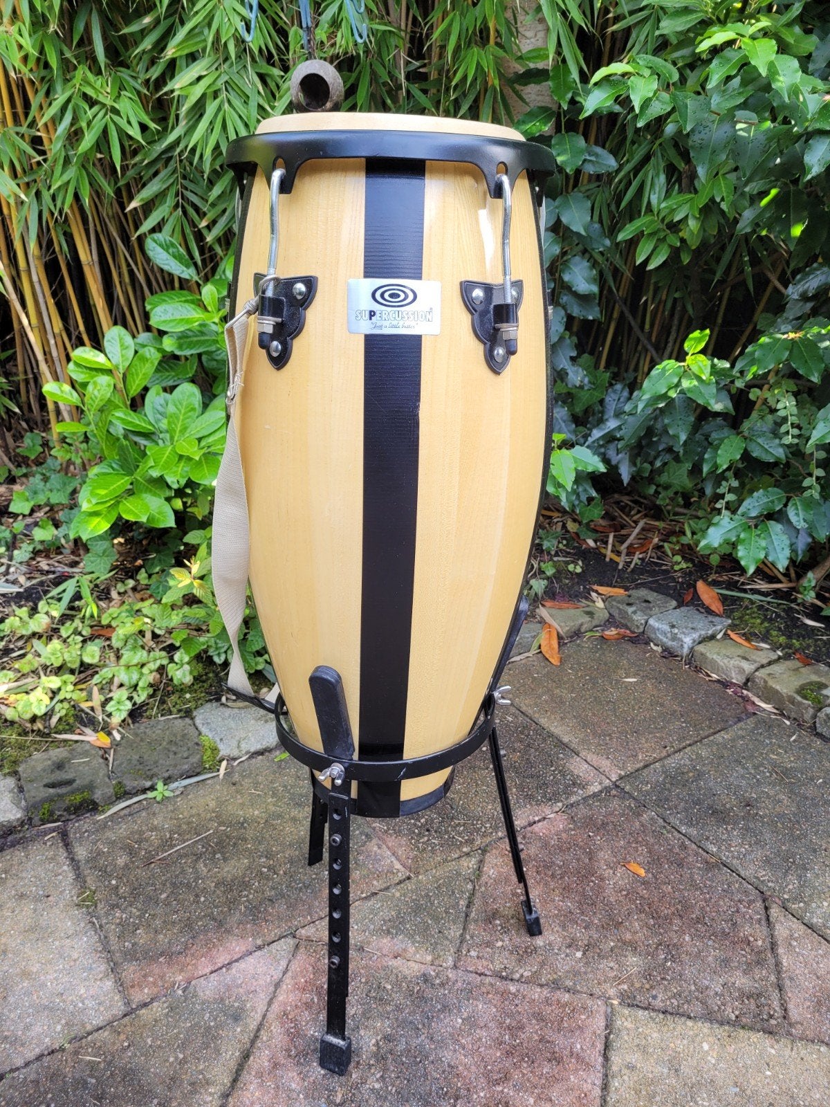 Supercussion Conga met standaard - Zo goed als nieuw, Ophalen, Zo goed als nieuw, Overige merken