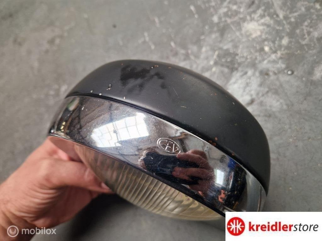 Kreidler RS / TM / Mustang koplamp CEV origineel zeer mooi, Gebruikt, Kreidler, Ophalen of Verzenden, Kreidler